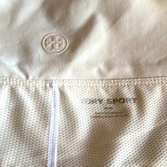 Tory Burch White Pleated Golf Tennis Mini Skirt with Shorts Size Medium - Picture 16 of 16